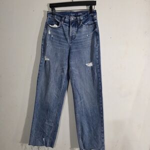 Old Navy Straight Leg Jeans - Medium Blue